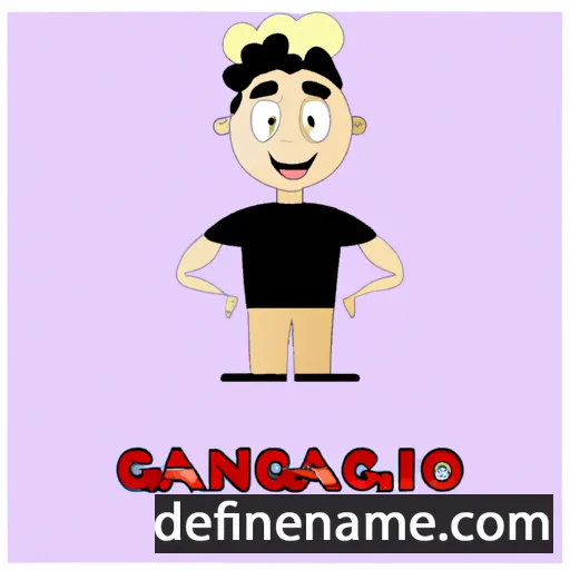 cartoon of the name Giancarlo