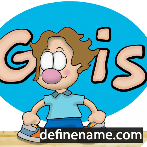 cartoon of the name Gijs