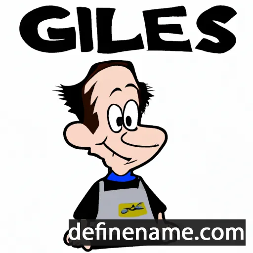 cartoon of the name Giles