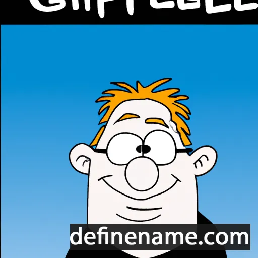 cartoon of the name Gillespie