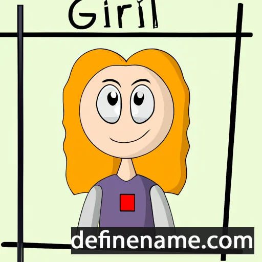 cartoon of the name Gisilfrid