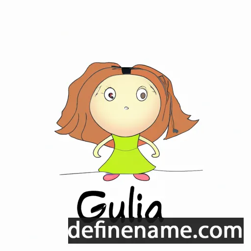 Giulia cartoon