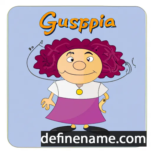 Giuseppina cartoon