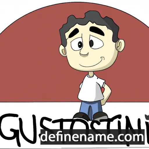 cartoon of the name Giustino