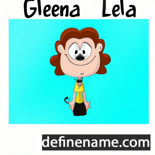 Glenna cartoon