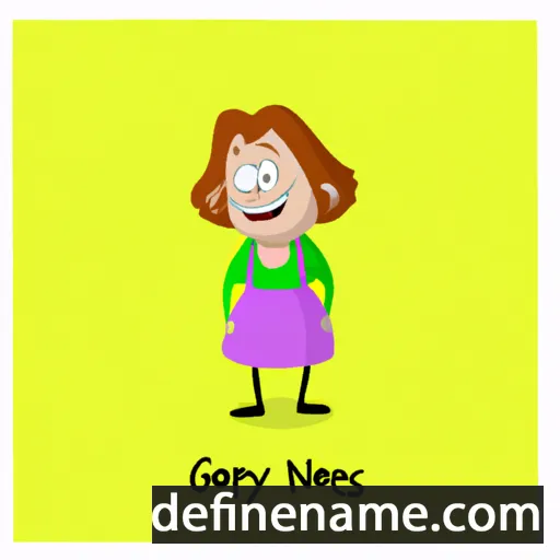 cartoon of the name Glenys