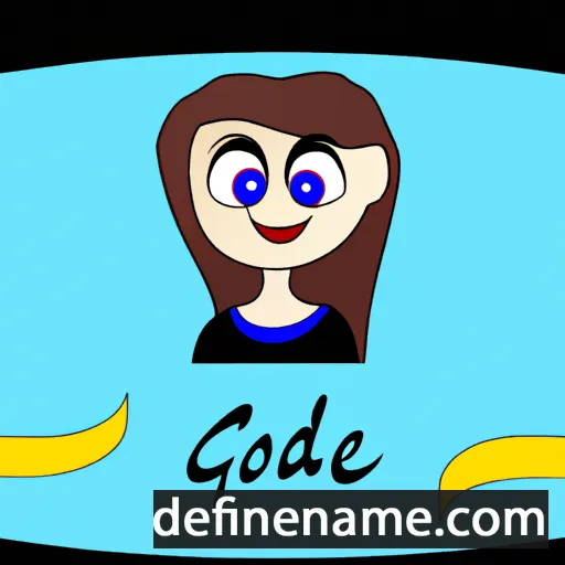 cartoon of the name Gözde