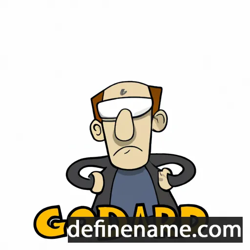 cartoon of the name Godehard