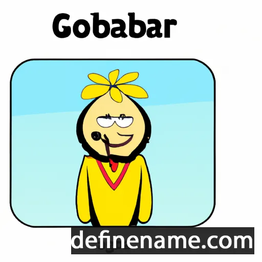 cartoon of the name Golbahar