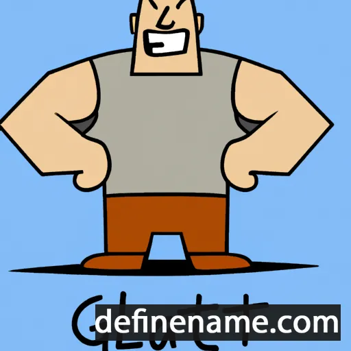 cartoon of the name Goliath