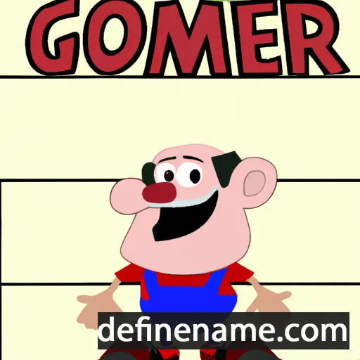 cartoon of the name Gomer