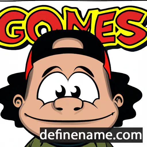 Gomes cartoon