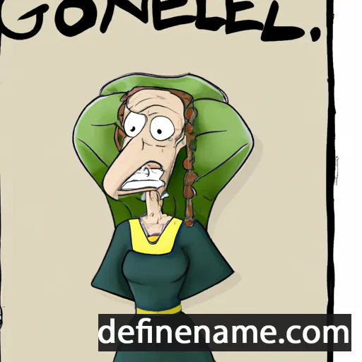 cartoon of the name Goneril