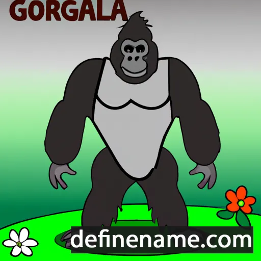 cartoon of the name Gonorilla