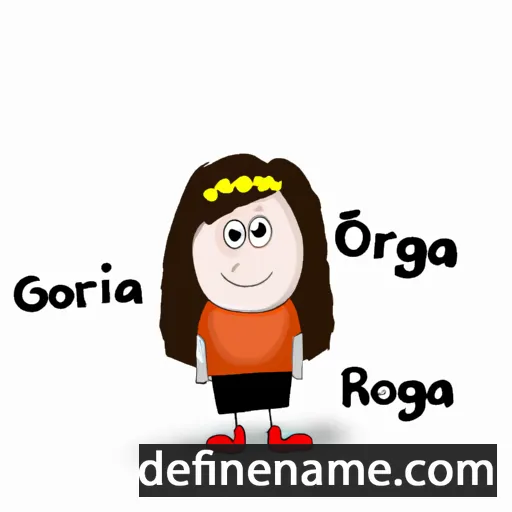 cartoon of the name Gorica