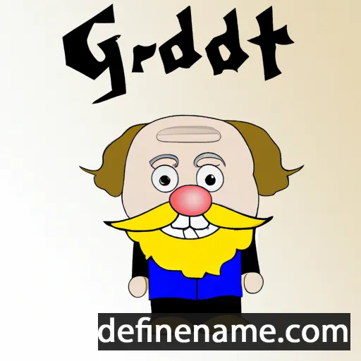 cartoon of the name Gottfrid