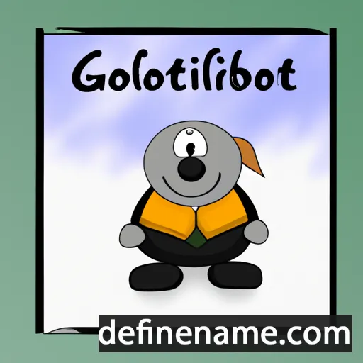 cartoon of the name Gottlob