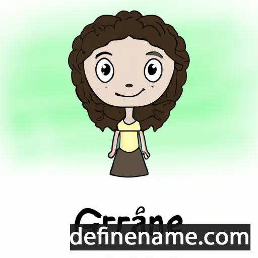 cartoon of the name Gráinne