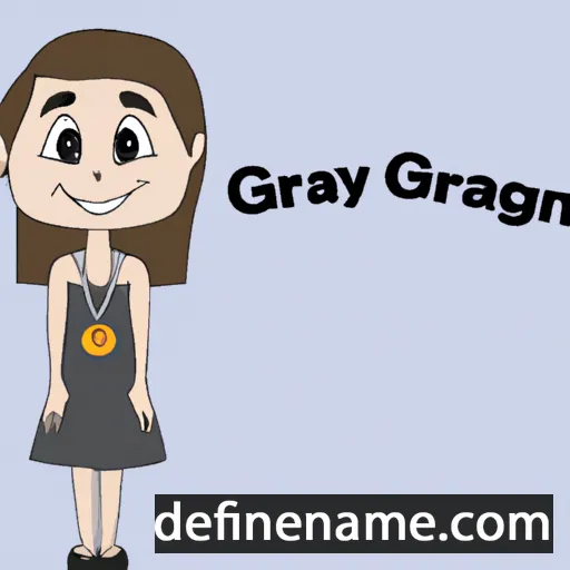 cartoon of the name Gracelynn