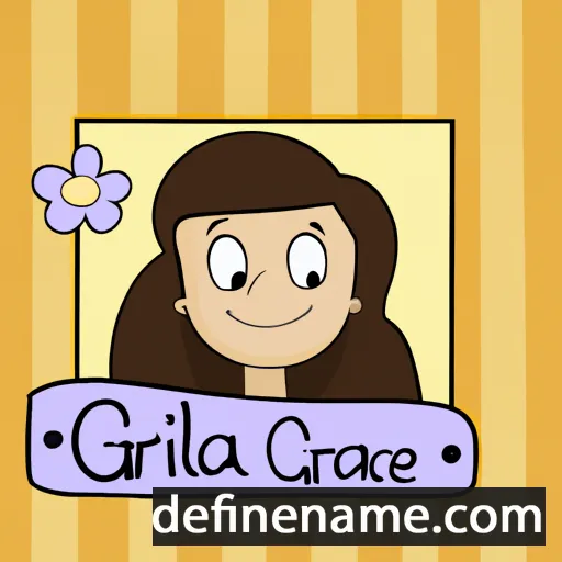 cartoon of the name Graciela