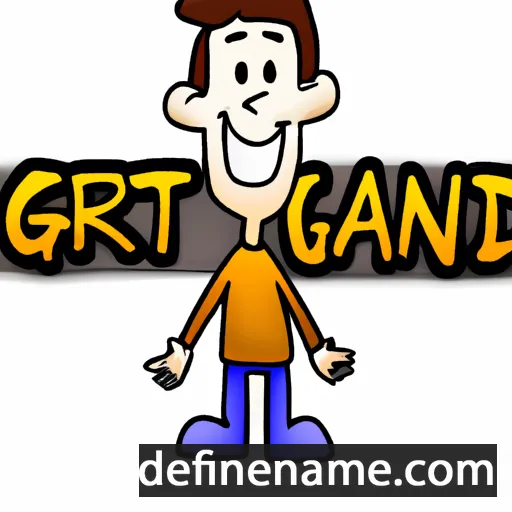 cartoon of the name Grant