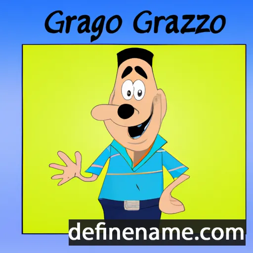 cartoon of the name Graziano