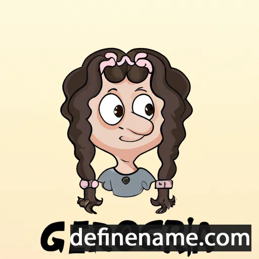 cartoon of the name Gregoria