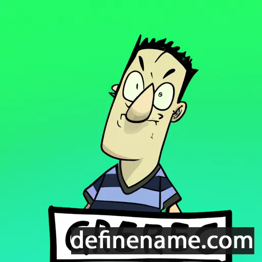 cartoon of the name Greig