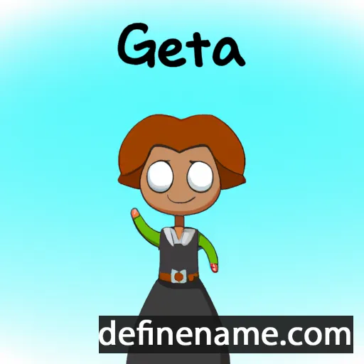 Gretta cartoon