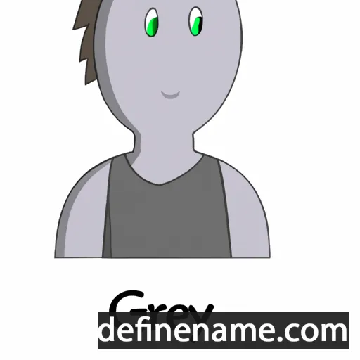 Grey cartoon