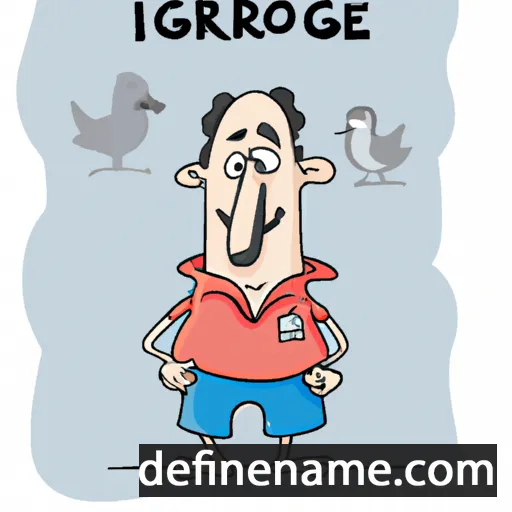 Grigore cartoon