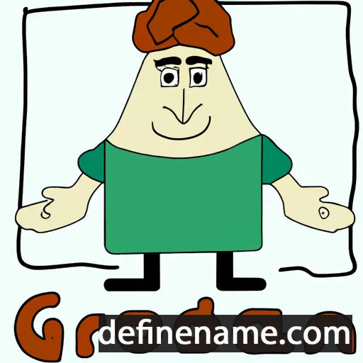 cartoon of the name Grozdan