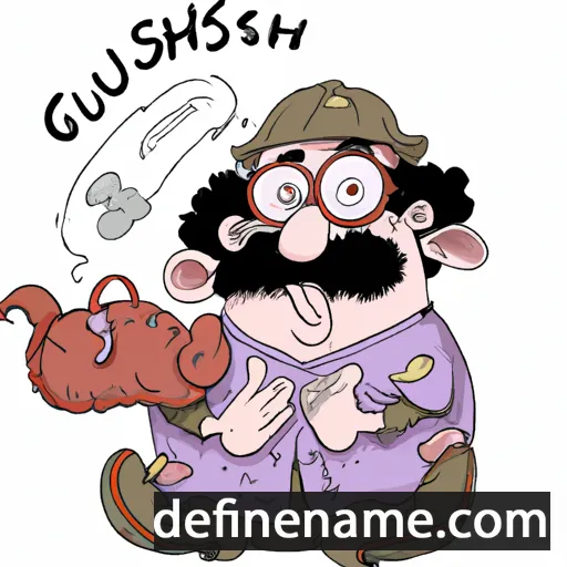 cartoon of the name Grusha