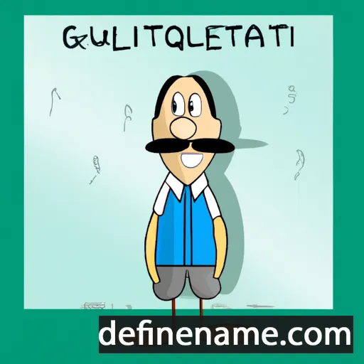 cartoon of the name Gualterio