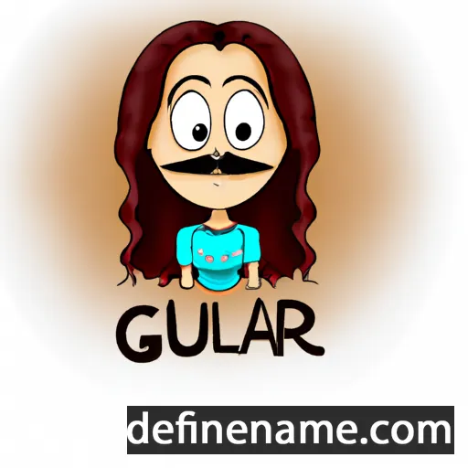 cartoon of the name Gulnar