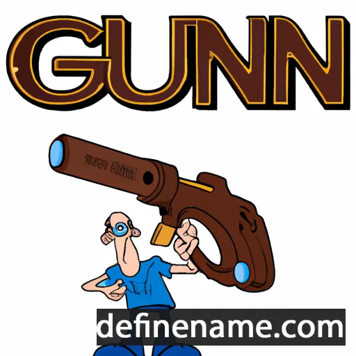 Gun cartoon