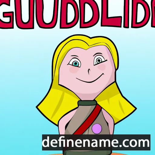 cartoon of the name Gunhild