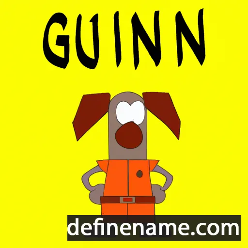 cartoon of the name Gunni