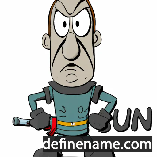 cartoon of the name Gunvald