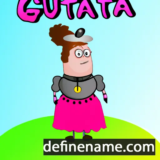 cartoon of the name Gustava