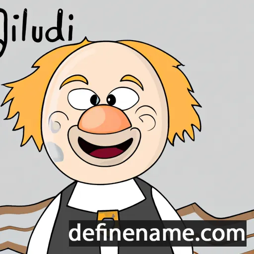 cartoon of the name Guðleif