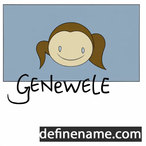 cartoon of the name Gwenaëlle