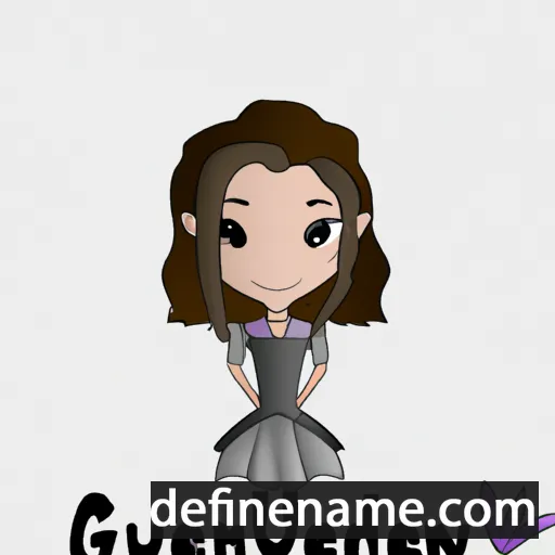 cartoon of the name Gwendolyn