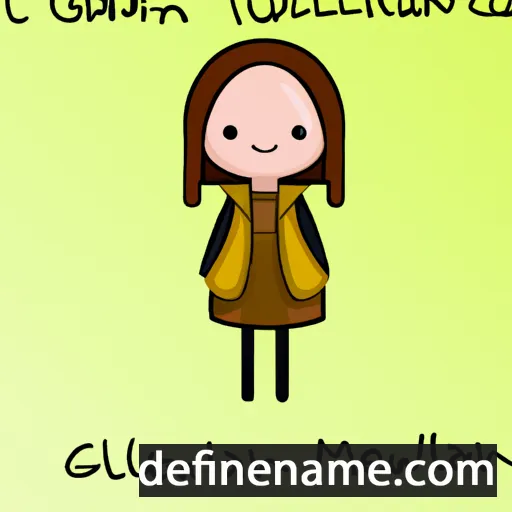 cartoon of the name Gwenllian