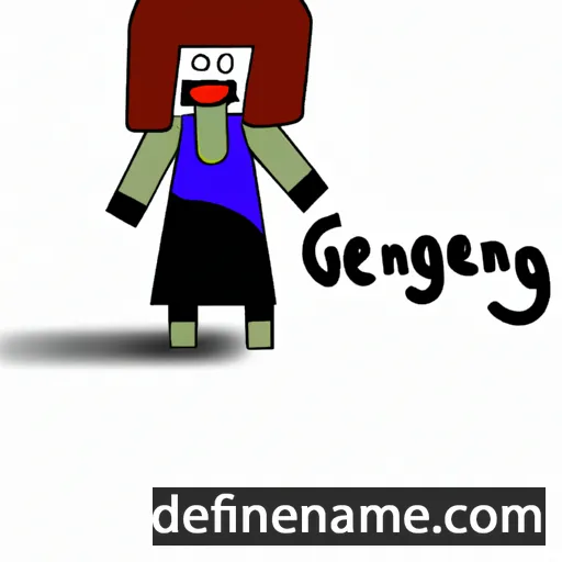 cartoon of the name Gwenneg