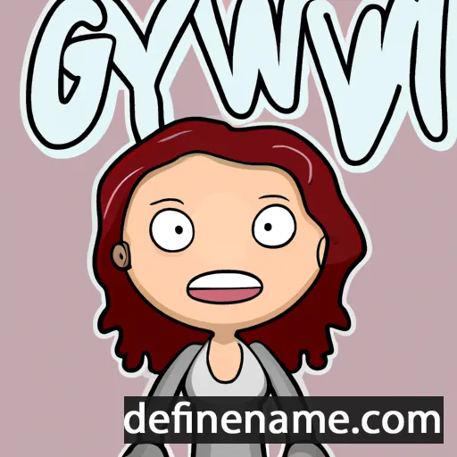 cartoon of the name Gwyn