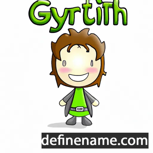 cartoon of the name Gwythyr