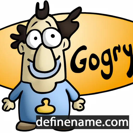 cartoon of the name Györgyi