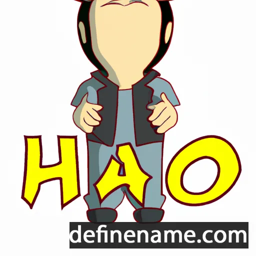 cartoon of the name Hachiro