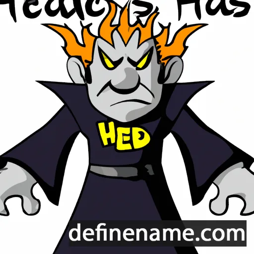 cartoon of the name Hades